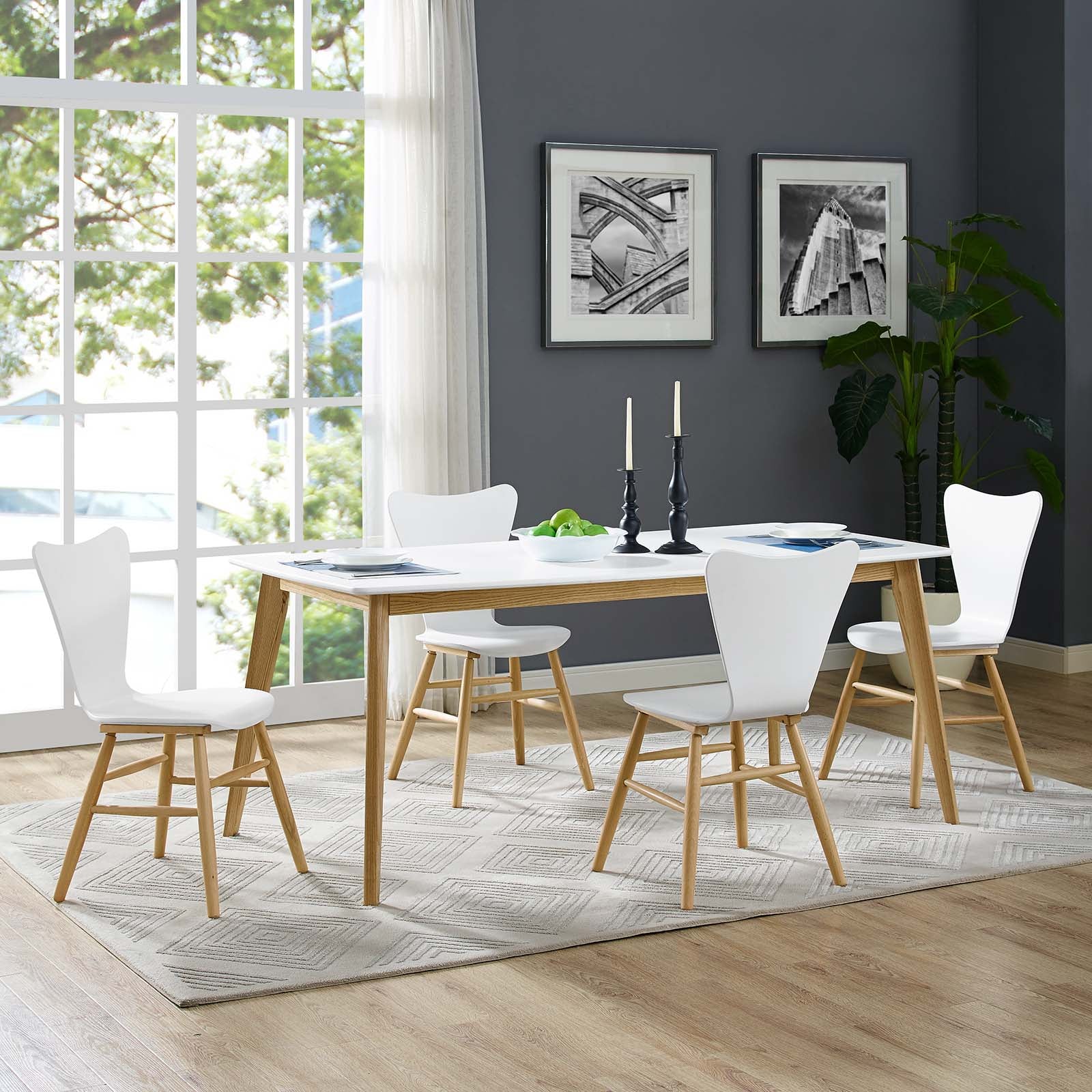 Modway Cascade Dining Chair Set of 4 | Dining Chairs | Modishstore-6