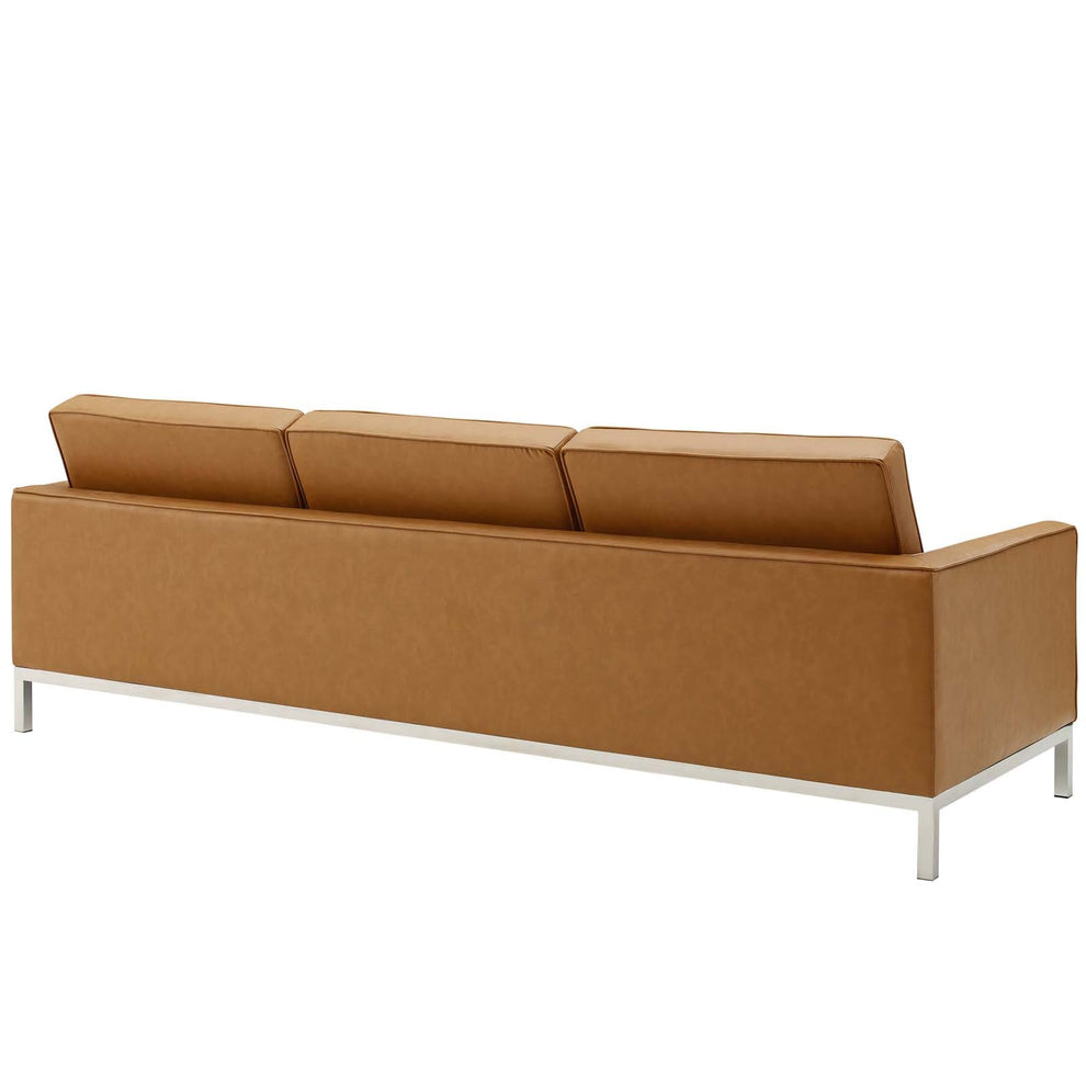 Modway Loft Tufted Button Upholstered Faux Leather Sofa - EEI-3385 | Sofas | Modishstore - 8