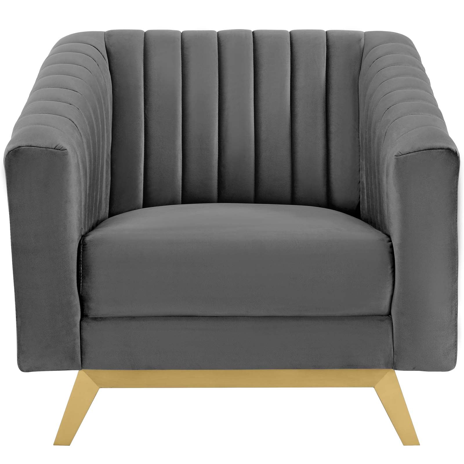 Modway Valiant Vertical Channel Tufted Performance Velvet Armchair - EEI-3404 | Armchairs | Modishstore - 6