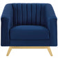 Modway Valiant Vertical Channel Tufted Performance Velvet Armchair - EEI-3404 | Armchairs | Modishstore - 11