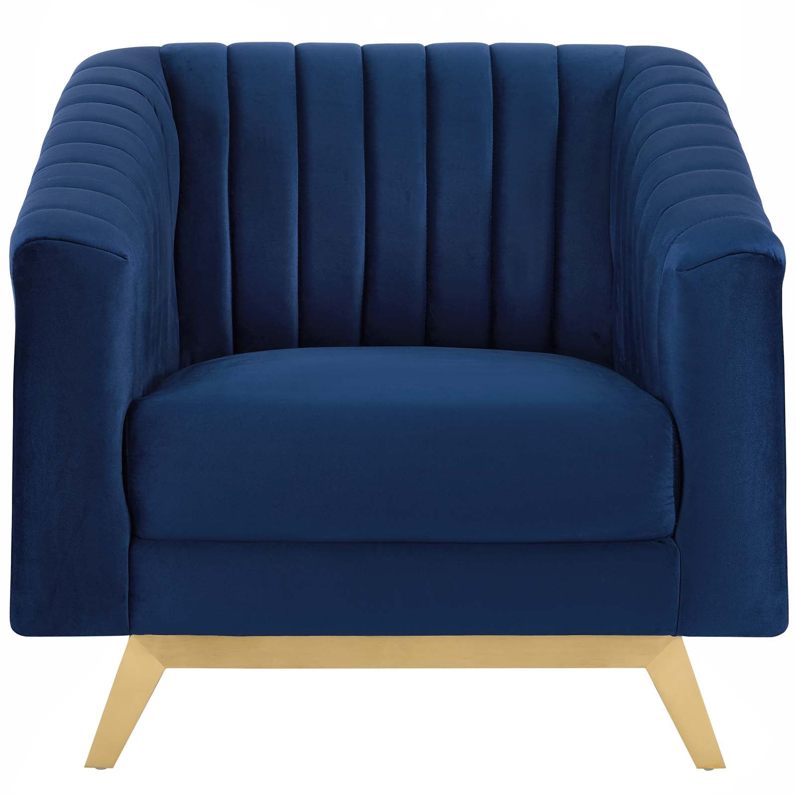 Modway Valiant Vertical Channel Tufted Performance Velvet Armchair - EEI-3404 | Armchairs | Modishstore - 11