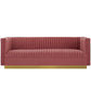 Modway Sanguine Vertical Channel Tufted Performance Velvet Sofa - EEI-3405 | Sofas | Modishstore - 11