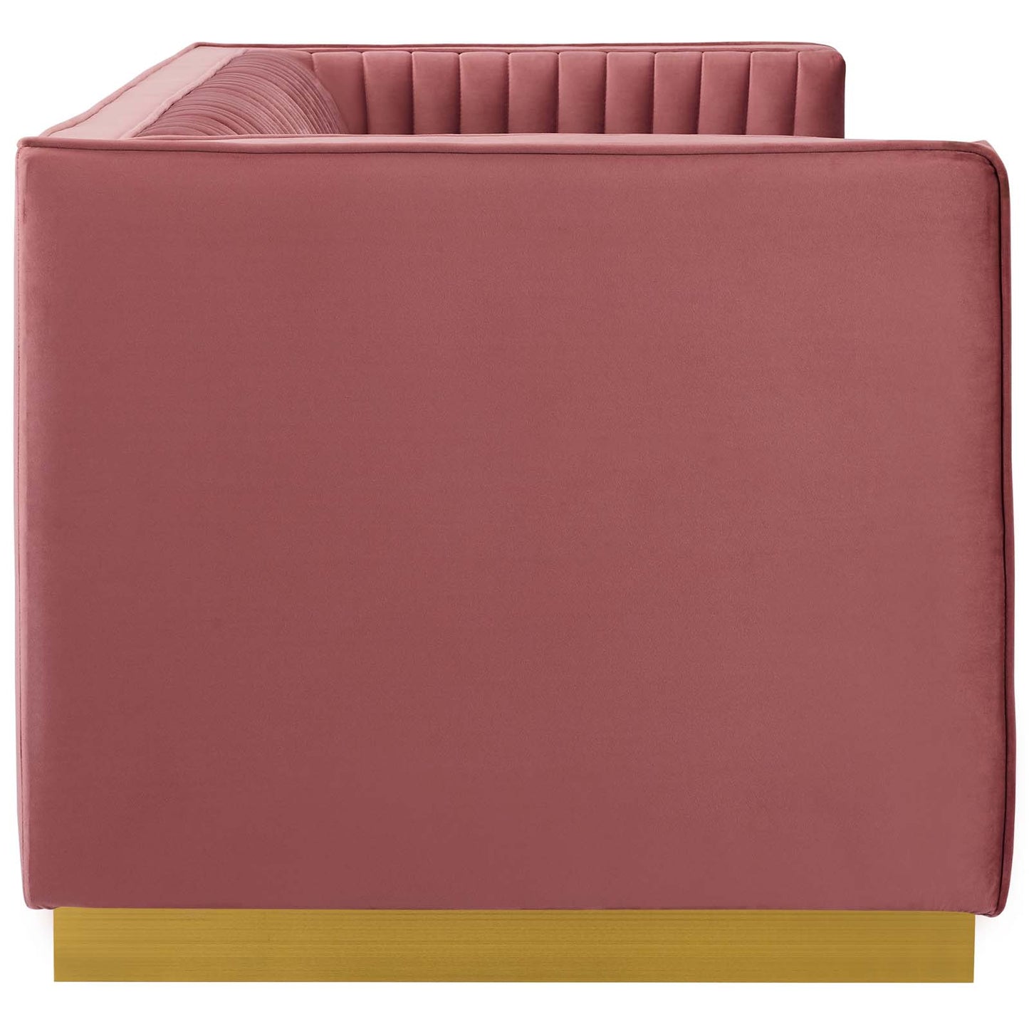 Modway Sanguine Vertical Channel Tufted Performance Velvet Sofa - EEI-3405 | Sofas | Modishstore - 13