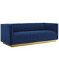Modway Sanguine Vertical Channel Tufted Performance Velvet Sofa - EEI-3405 | Sofas | Modishstore - 6