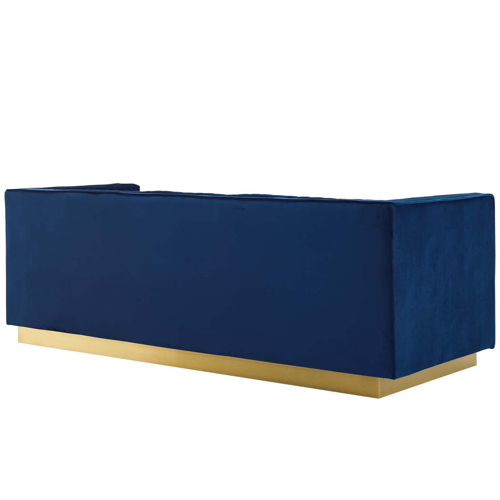 Modway Sanguine Vertical Channel Tufted Performance Velvet Sofa - EEI-3405 | Sofas | Modishstore - 12