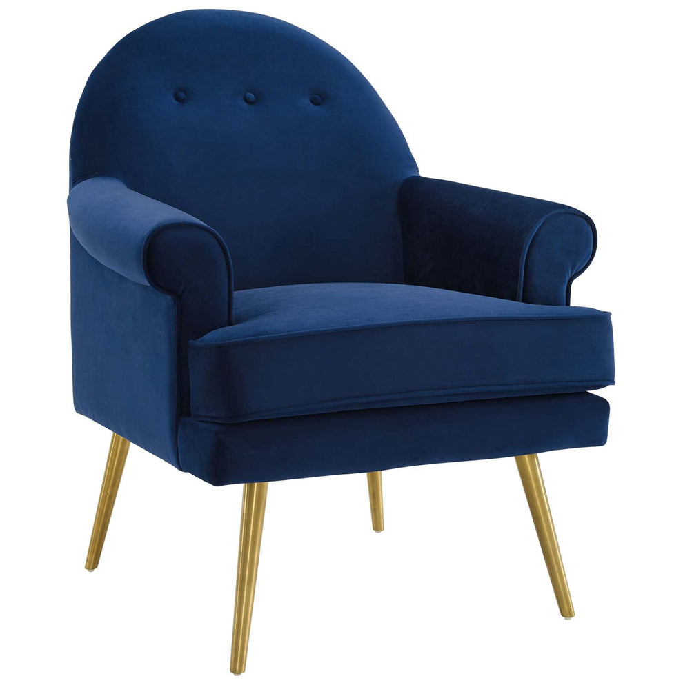 Modway Revive Tufted Button Accent Performance Velvet Armchair - EEI-3412 | Armchairs | Modishstore - 10