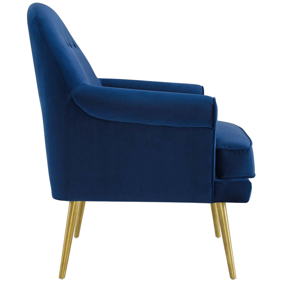 Modway Revive Tufted Button Accent Performance Velvet Armchair - EEI-3412 | Armchairs | Modishstore - 9