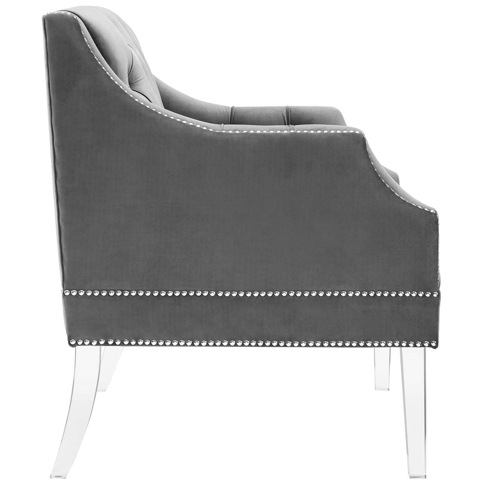 Modway Proverbial Tufted Button Accent Performance Velvet Armchair - EEI-3413 | Armchairs | Modishstore - 11