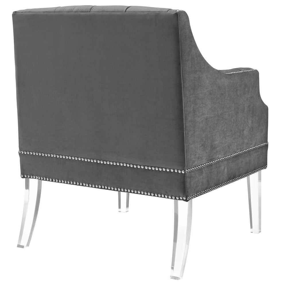 Modway Proverbial Tufted Button Accent Performance Velvet Armchair - EEI-3413 | Armchairs | Modishstore - 10