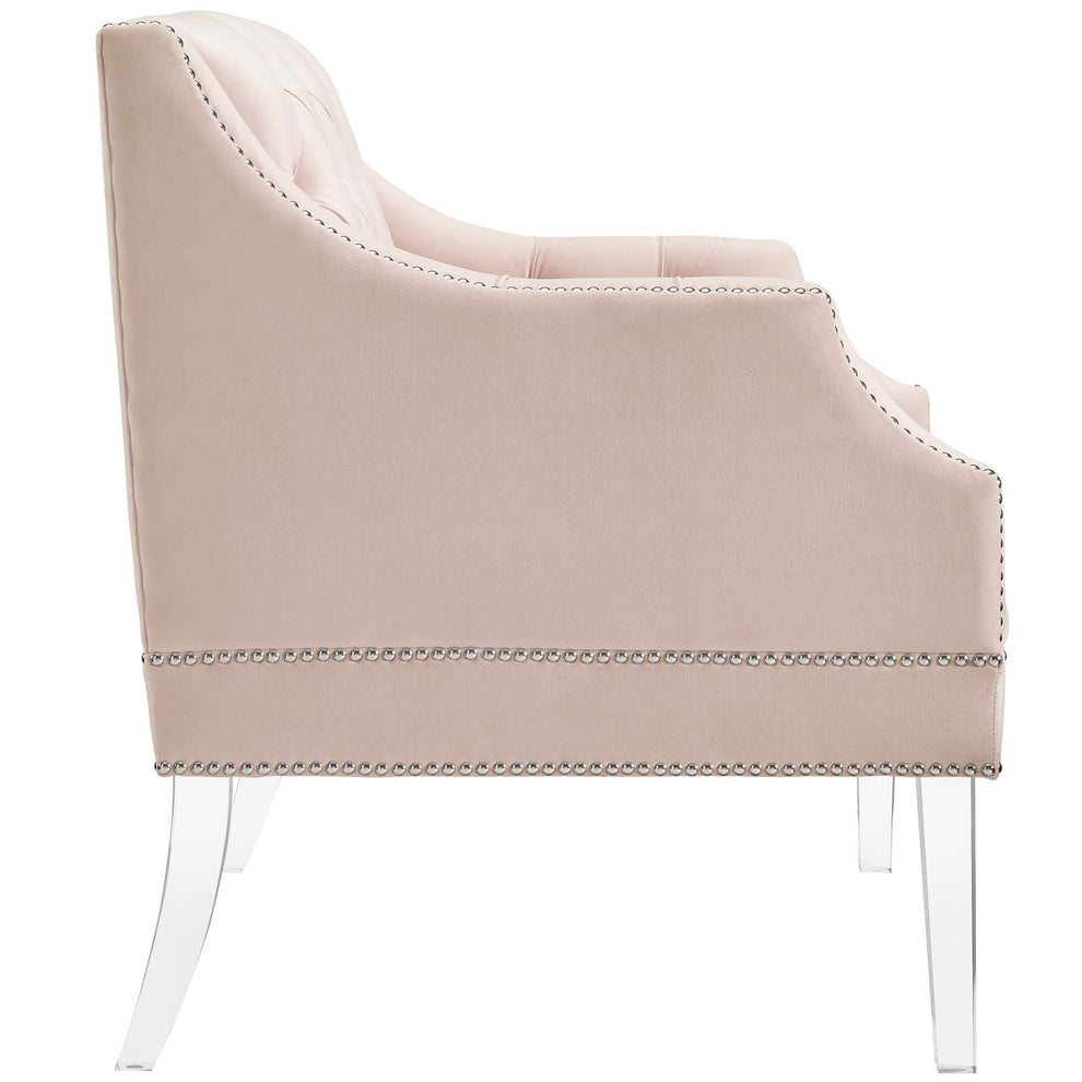 Modway Proverbial Tufted Button Accent Performance Velvet Armchair - EEI-3413 | Armchairs | Modishstore - 5