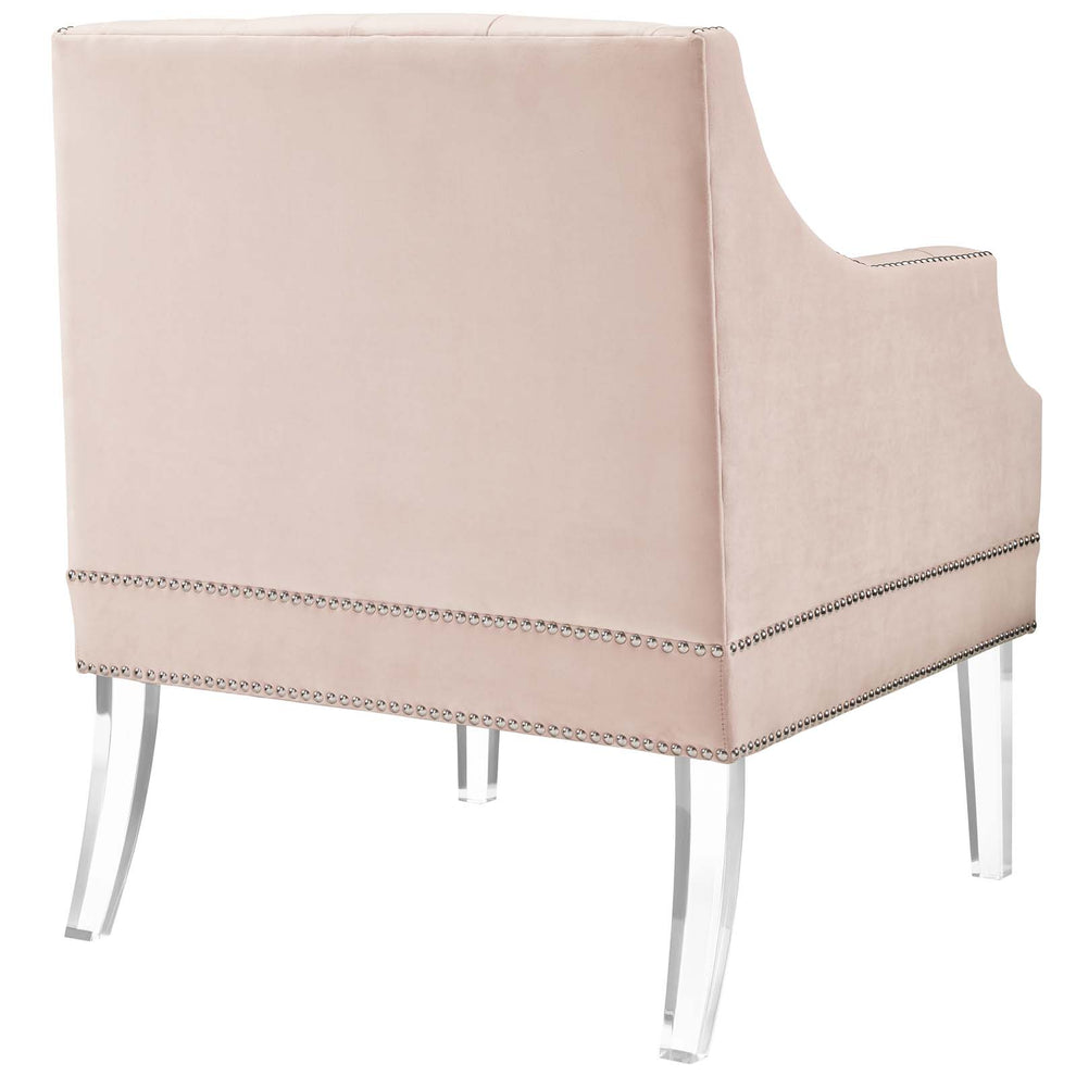 Modway Proverbial Tufted Button Accent Performance Velvet Armchair - EEI-3413 | Armchairs | Modishstore - 4