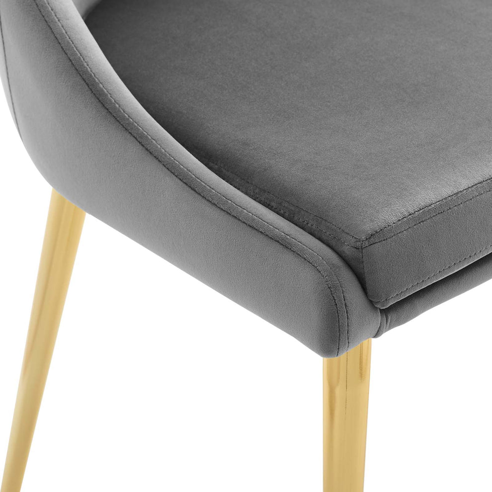 Modway Viscount Accent Performance Velvet Dining Chair - EEI-3416 | Dining Chairs | Modishstore - 3