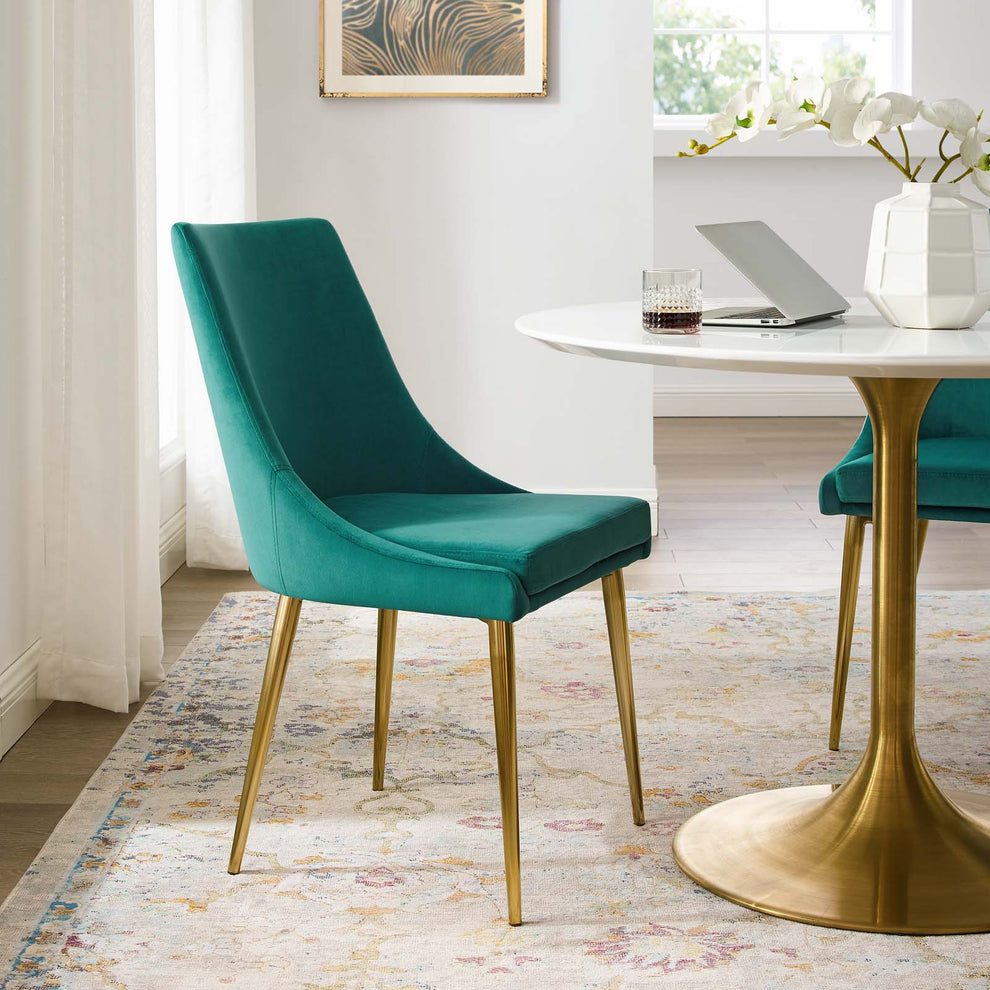 Modway Viscount Accent Performance Velvet Dining Chair - EEI-3416 | Dining Chairs | Modishstore - 31