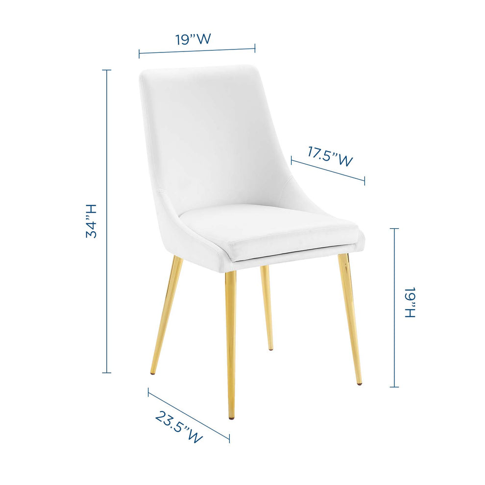 Modway Viscount Accent Performance Velvet Dining Chair - EEI-3416 | Dining Chairs | Modishstore - 10