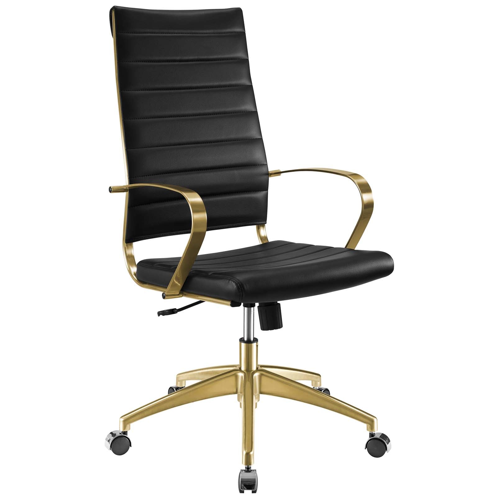 Modway Jive Gold Stainless Steel Highback Office Chair | Office Chairs | Modishstore-2