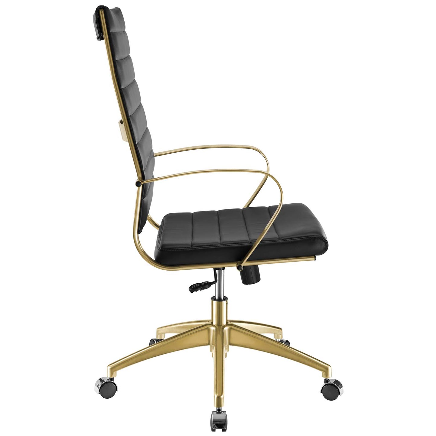 Modway Jive Gold Stainless Steel Highback Office Chair | Office Chairs | Modishstore-8