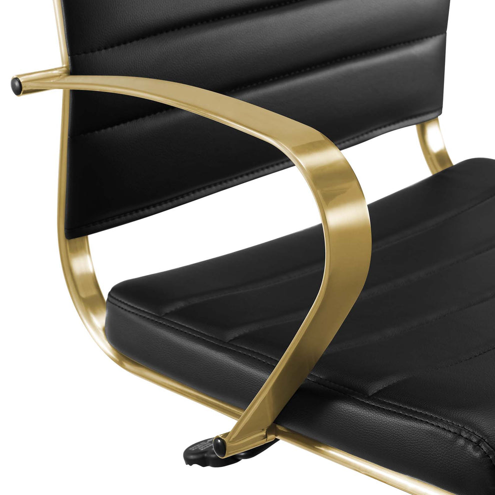 Modway Jive Gold Stainless Steel Highback Office Chair - EEI-3417 | Office Chairs | Modishstore - 5