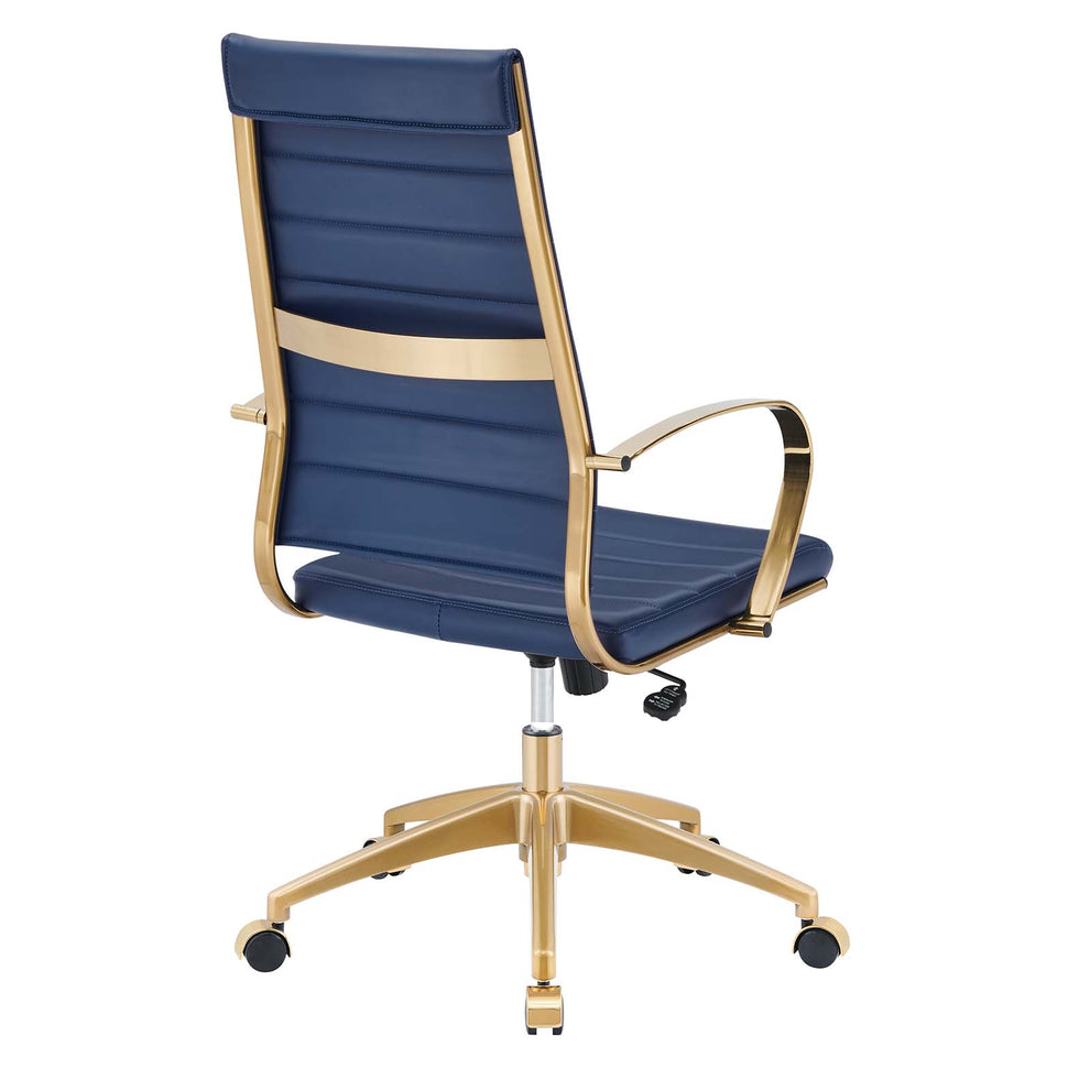 Modway Jive Gold Stainless Steel Highback Office Chair - EEI-3417 | Office Chairs | Modishstore - 21