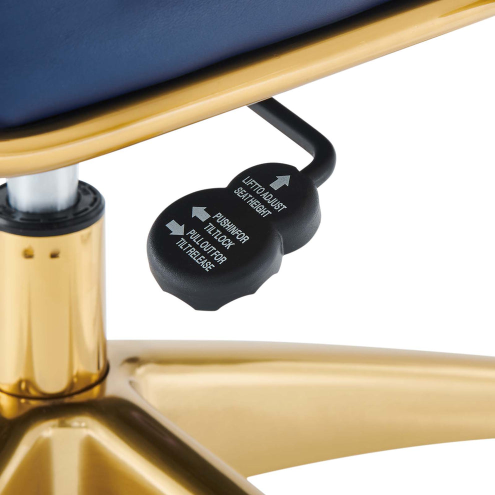 Modway Jive Gold Stainless Steel Highback Office Chair - EEI-3417 | Office Chairs | Modishstore - 19