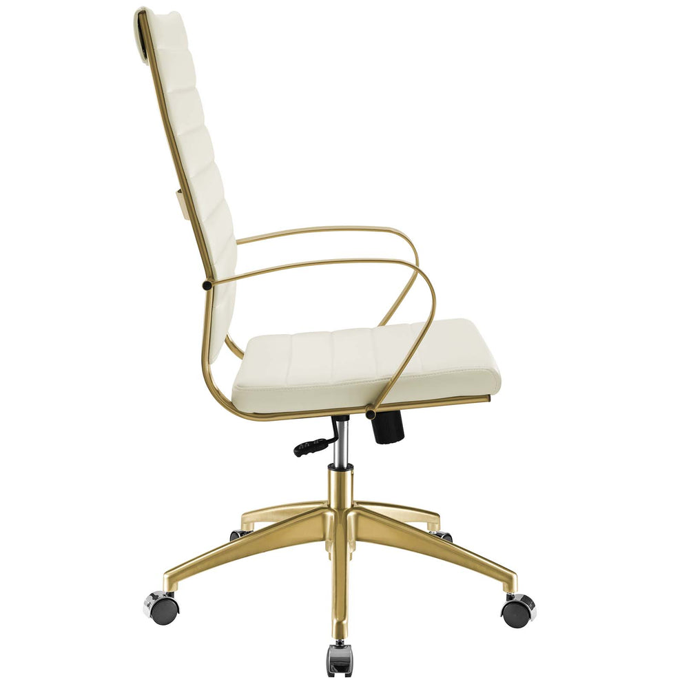 Modway Jive Gold Stainless Steel Highback Office Chair - EEI-3417 | Office Chairs | Modishstore - 12