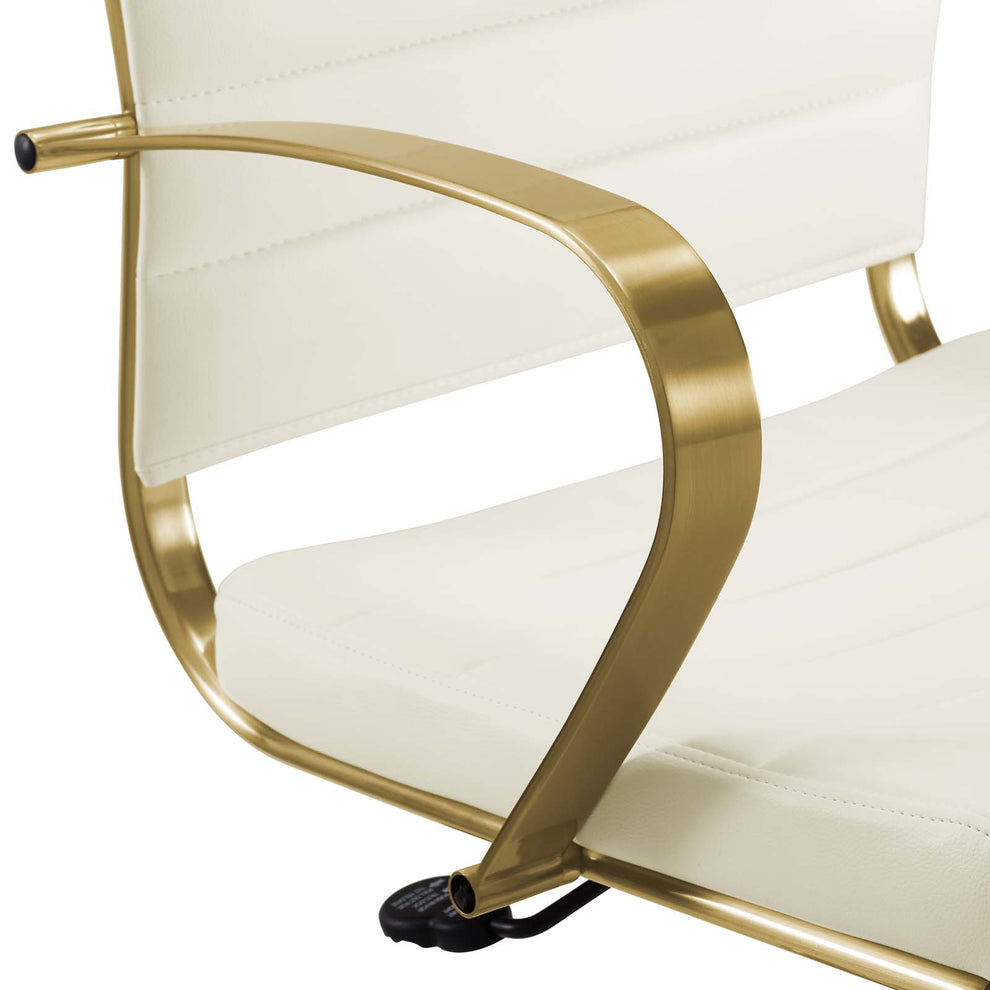 Modway Jive Gold Stainless Steel Highback Office Chair - EEI-3417 | Office Chairs | Modishstore - 9