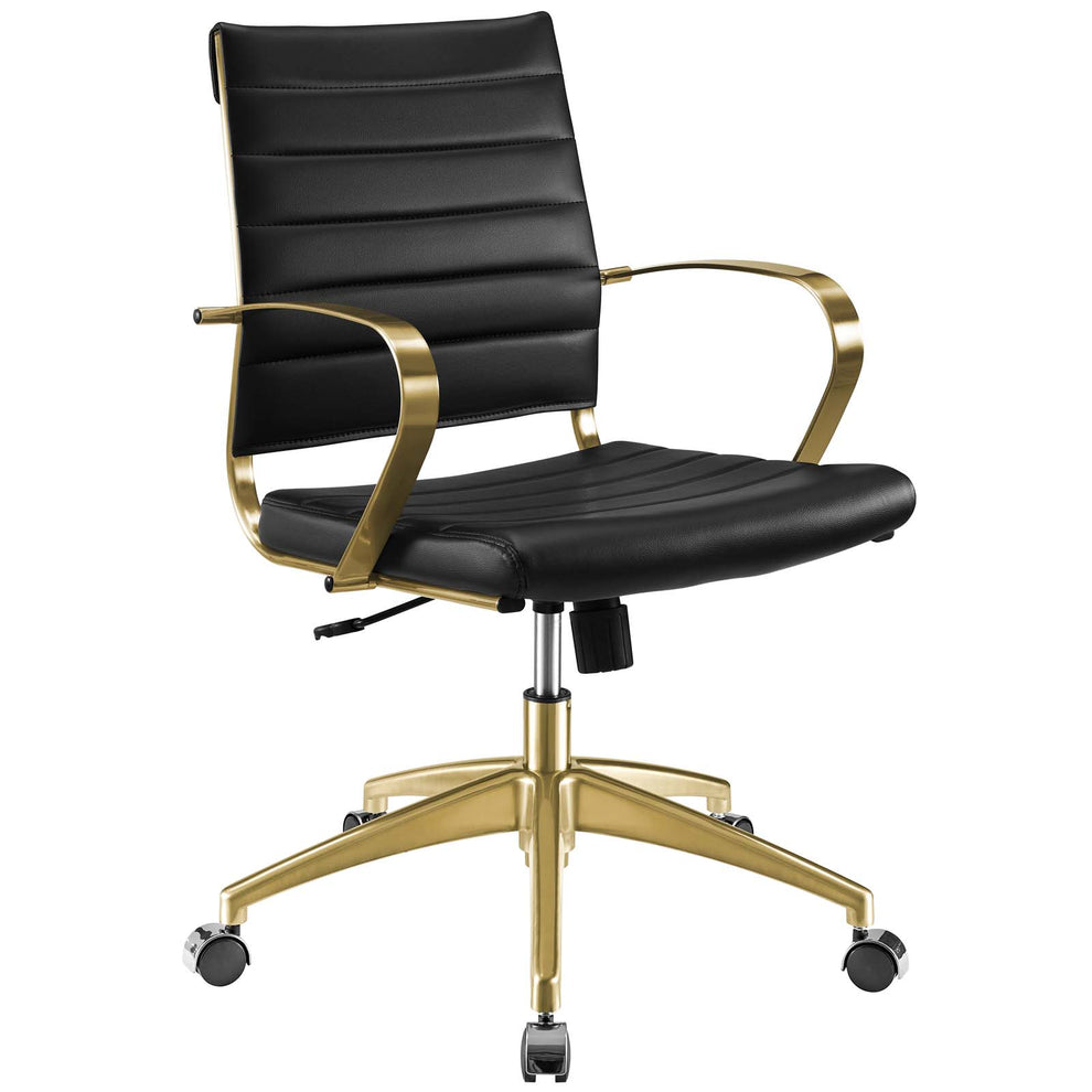 Modway Jive Gold Stainless Steel Midback Office Chair - EEI-3418 | Office Chairs | Modishstore - 9