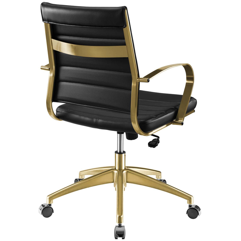 Modway Jive Gold Stainless Steel Midback Office Chair - EEI-3418 | Office Chairs | Modishstore - 16