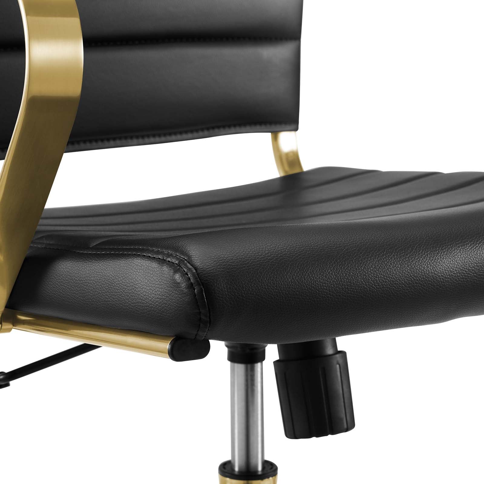 Modway Jive Gold Stainless Steel Midback Office Chair | Office Chairs | Modishstore-13