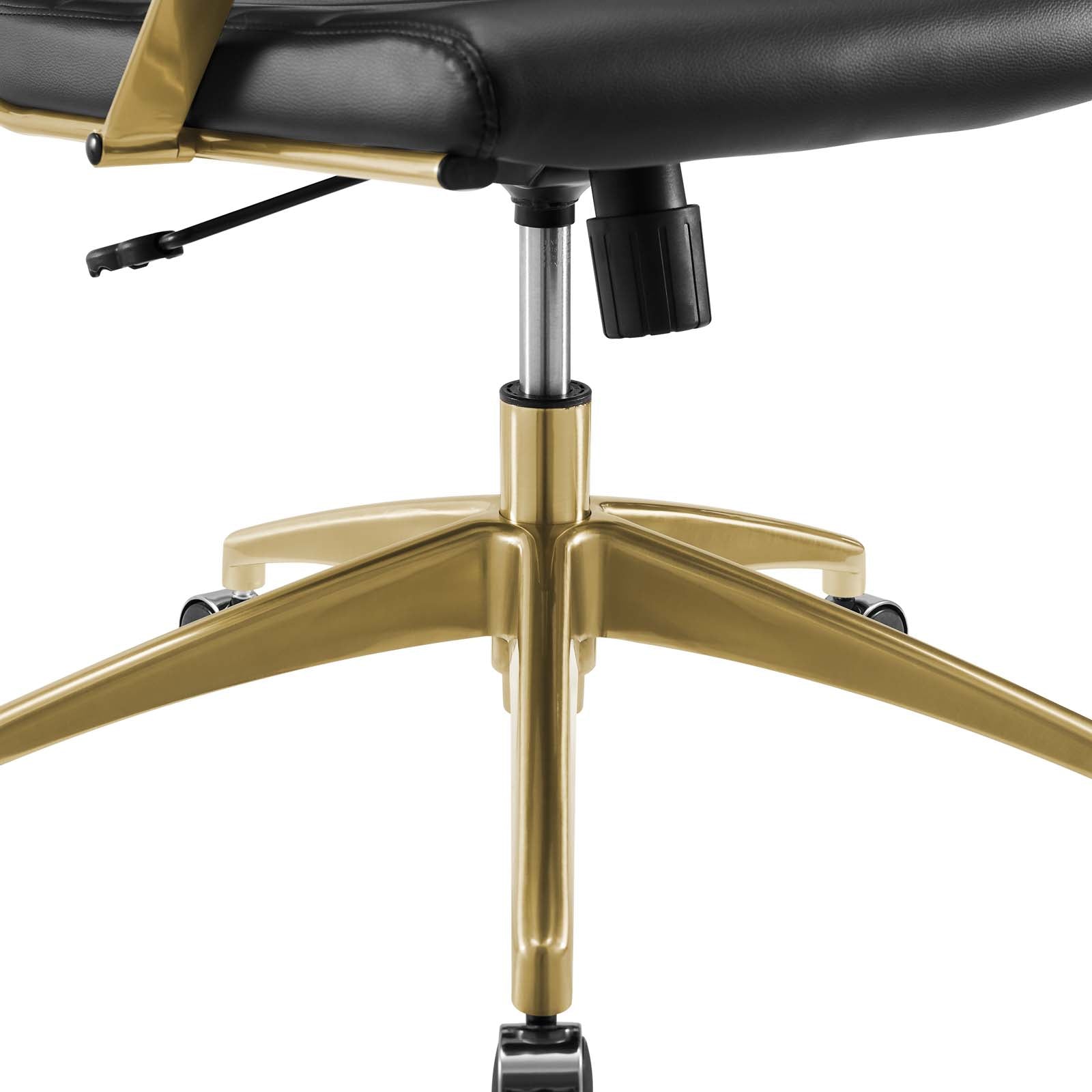 Modway Jive Gold Stainless Steel Midback Office Chair | Office Chairs | Modishstore-14
