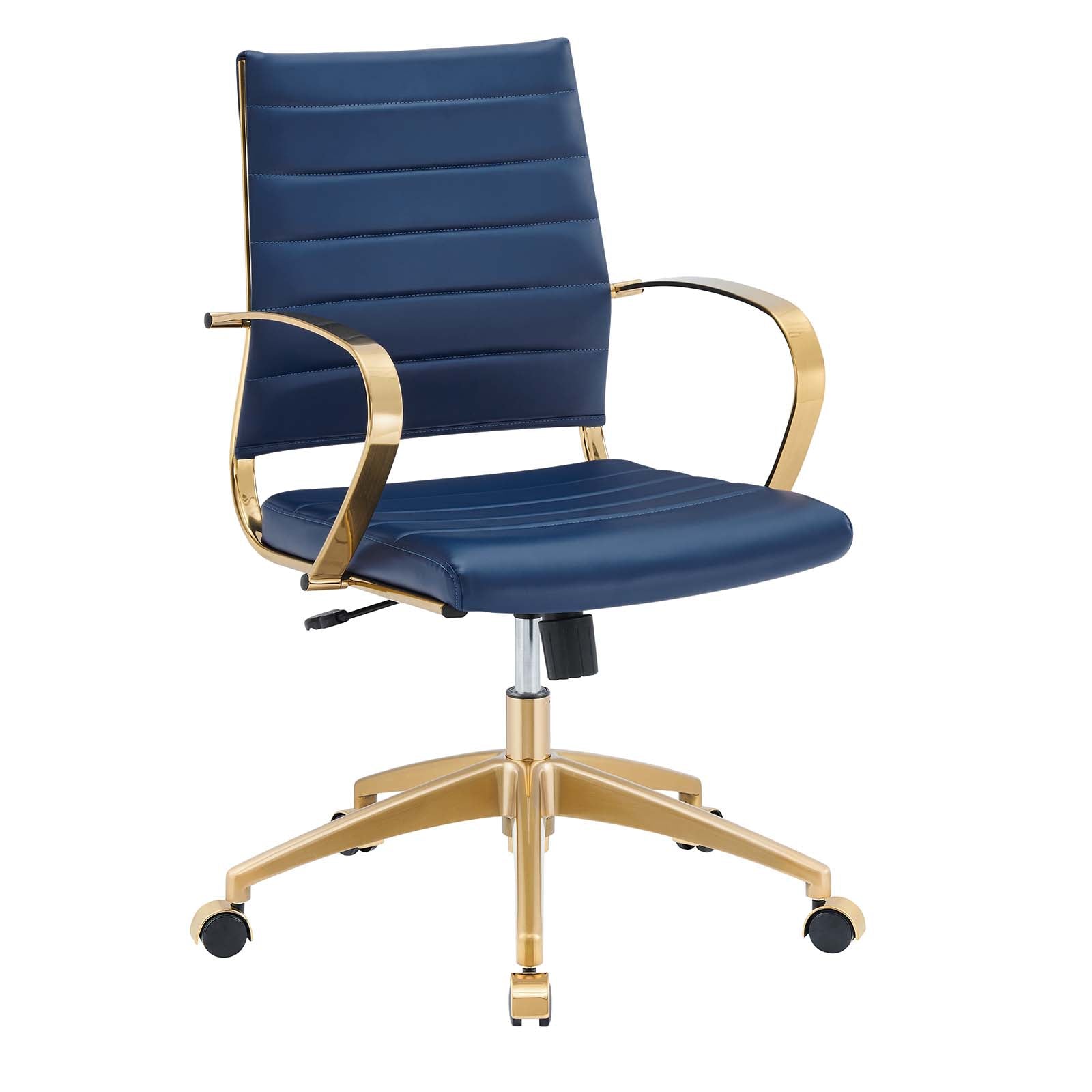 Modway Jive Gold Stainless Steel Midback Office Chair | Office Chairs | Modishstore-17