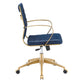 Modway Jive Gold Stainless Steel Midback Office Chair | Office Chairs | Modishstore-19