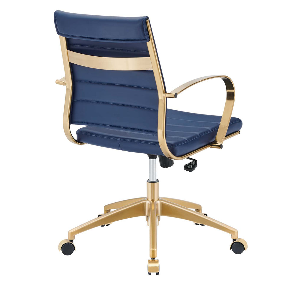 Modway Jive Gold Stainless Steel Midback Office Chair - EEI-3418 | Office Chairs | Modishstore - 20