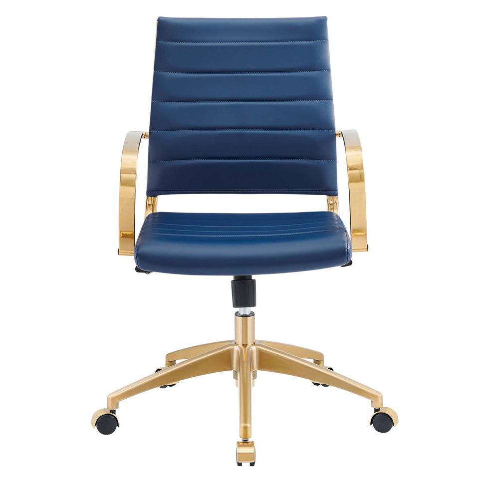Modway Jive Gold Stainless Steel Midback Office Chair - EEI-3418 | Office Chairs | Modishstore - 21