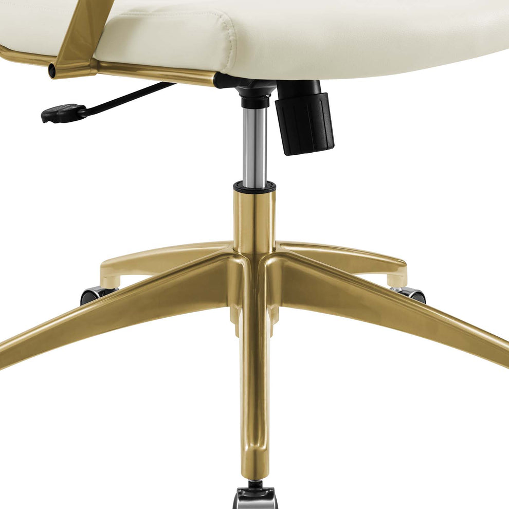 Modway Jive Gold Stainless Steel Midback Office Chair - EEI-3418 | Office Chairs | Modishstore - 10