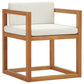 Modway Newbury Accent Outdoor Patio Premium Grade A Teak Wood Armchair - EEI-3420 | Armchairs | Modishstore - 2