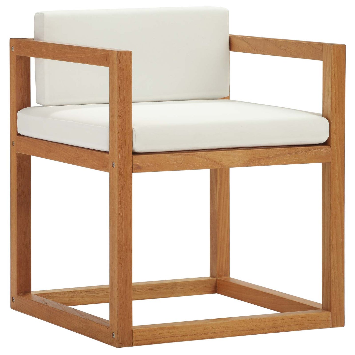 Modway Newbury Accent Outdoor Patio Premium Grade A Teak Wood Armchair - EEI-3420 | Armchairs | Modishstore - 2