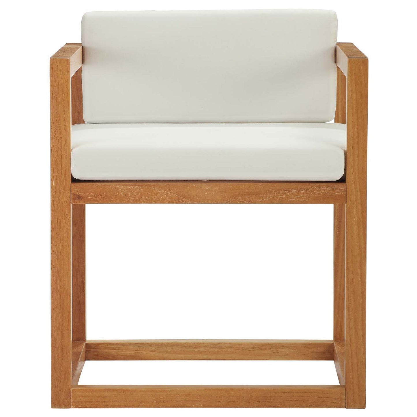 Modway Newbury Accent Outdoor Patio Premium Grade A Teak Wood Armchair - EEI-3420 | Armchairs | Modishstore - 5