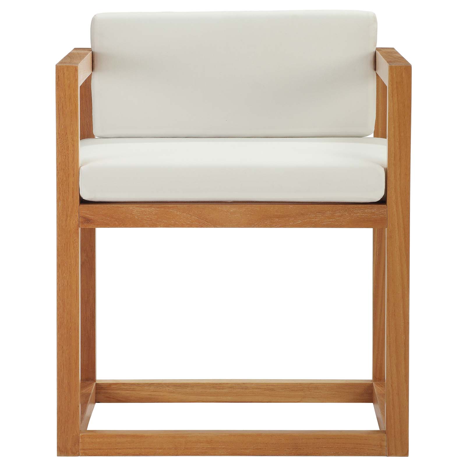 Modway Newbury Accent Outdoor Patio Premium Grade A Teak Wood Armchair - EEI-3420 | Armchairs | Modishstore - 5