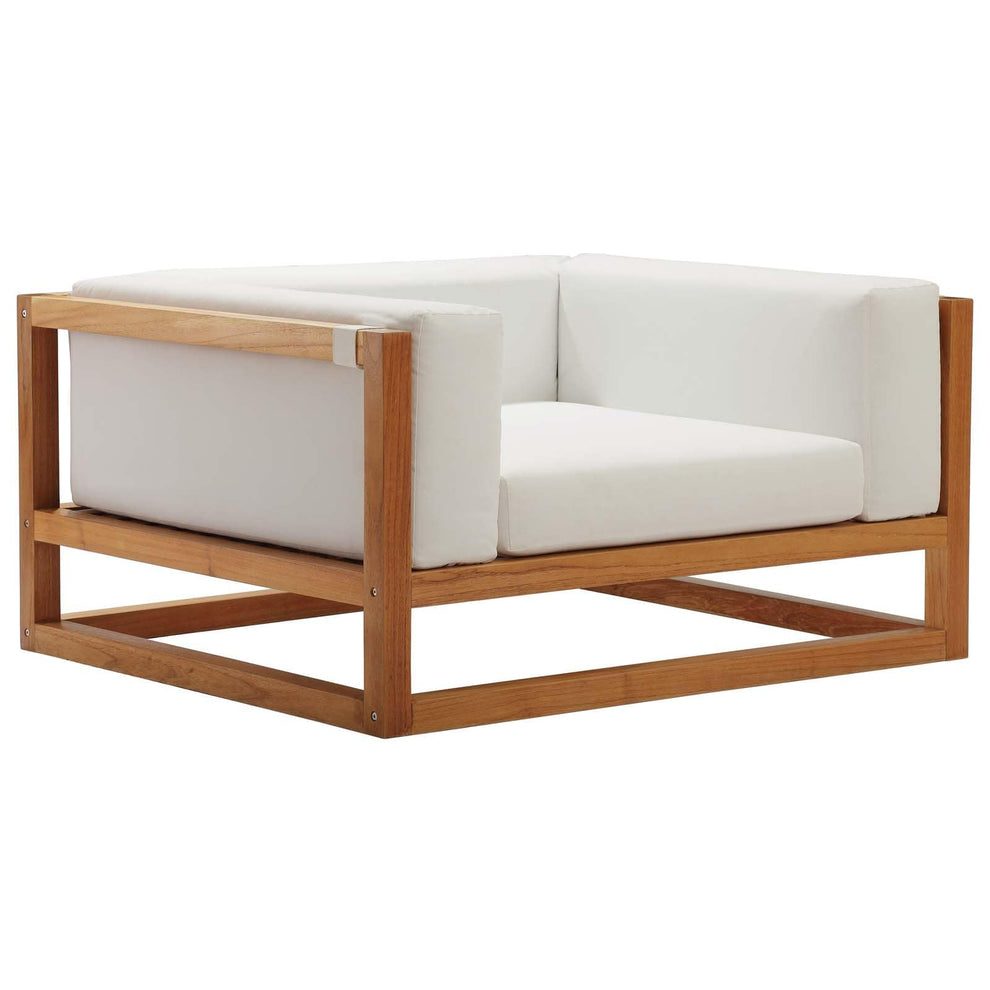 Modway Newbury Accent Lounge Outdoor Patio Premium Grade A Teak Wood Armchair - EEI-3421 | Lounge Chairs | Modishstore - 2