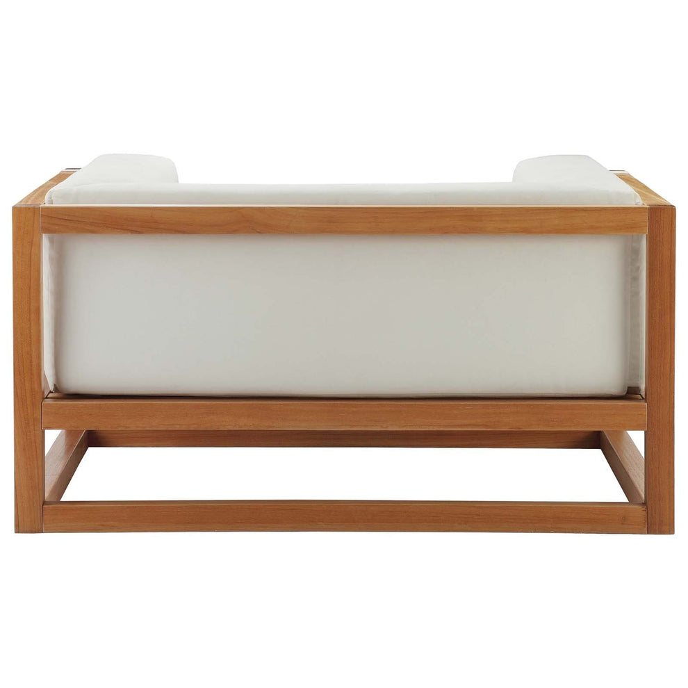 Modway Newbury Accent Lounge Outdoor Patio Premium Grade A Teak Wood Armchair - EEI-3421 | Lounge Chairs | Modishstore - 4