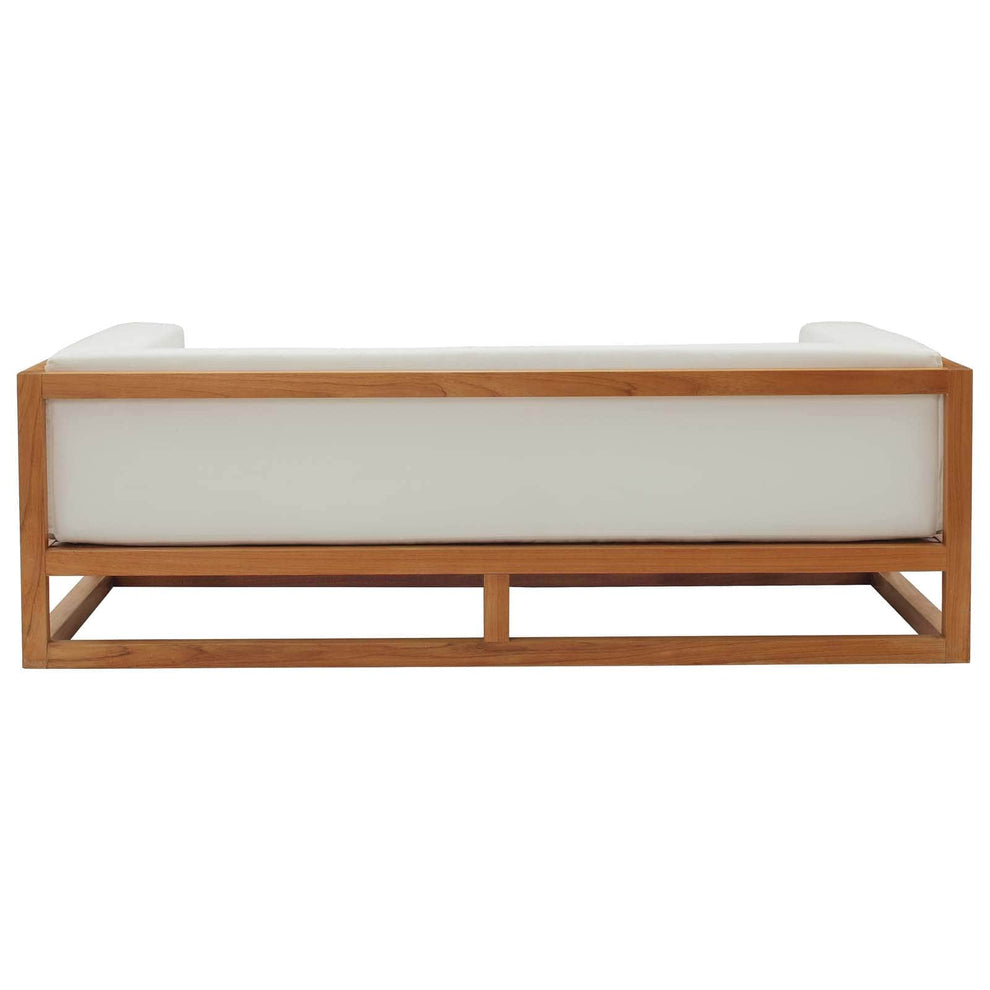 Modway Newbury Accent Lounge Outdoor Patio Premium Grade A Teak Wood Sofa - EEI-3423 | Outdoor Sofas, Loveseats & Sectionals | Modishstore - 3