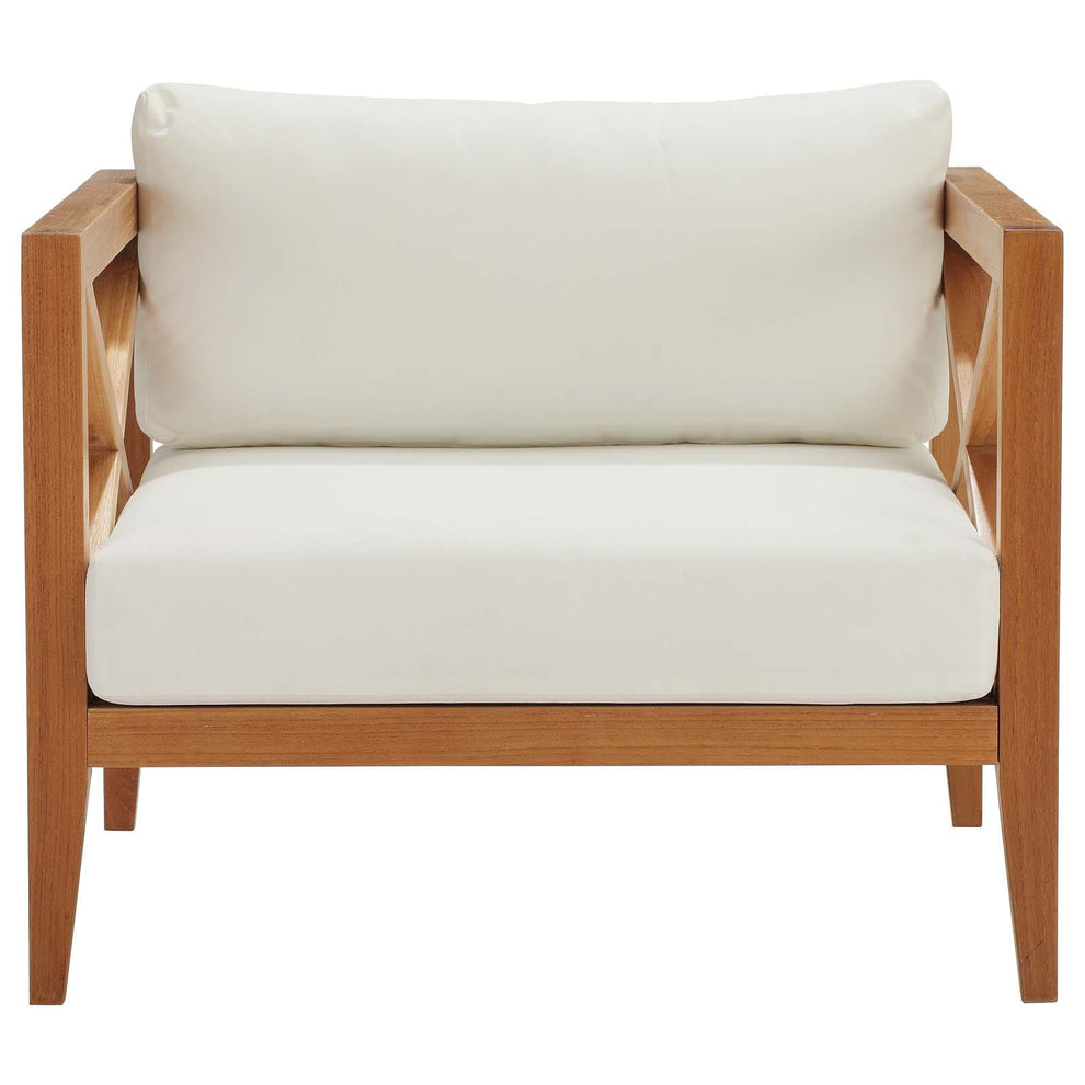 Modway Northlake Outdoor Patio Premium Grade A Teak Wood Armchair - EEI-3425 | Outdoor Chairs | Modishstore - 3