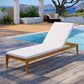 Modway Northlake Outdoor Patio Premium Grade A Teak Wood Chaise Lounge - EEI-3429 | Outdoor Recliners & Lounge Chairs | Modishstore - 7