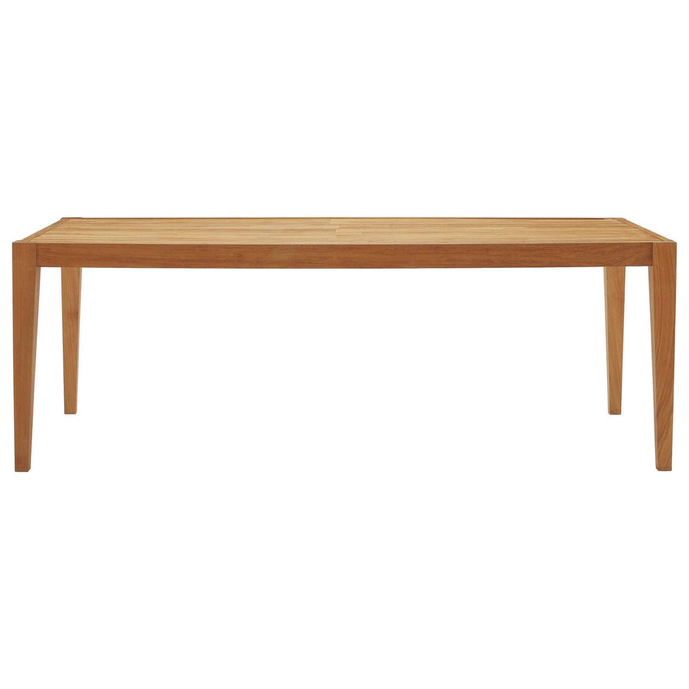 Modway Northlake 85" Outdoor Patio Premium Grade A Teak Wood Dining Table - EEI-3430 | Dining Tables | Modishstore - 2