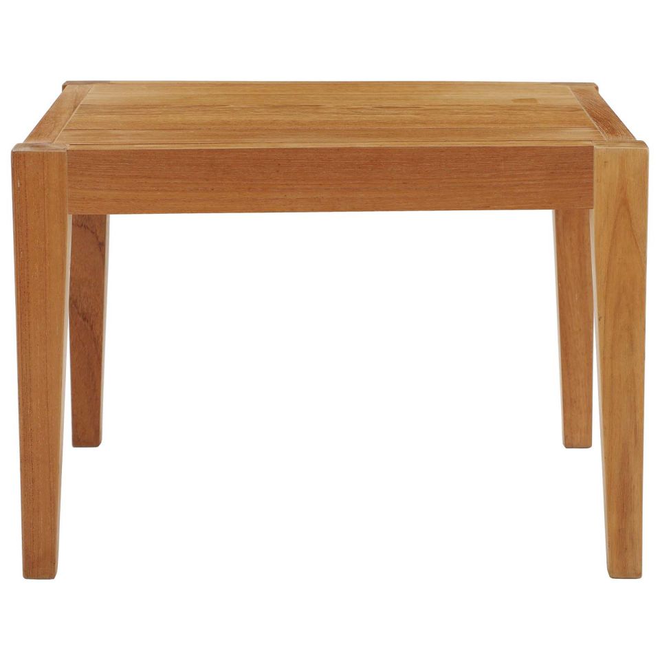 Modway Northlake Outdoor Patio Premium Grade A Teak Wood Side Table - EEI-3431 | Outdoor Tables | Modishstore - 3