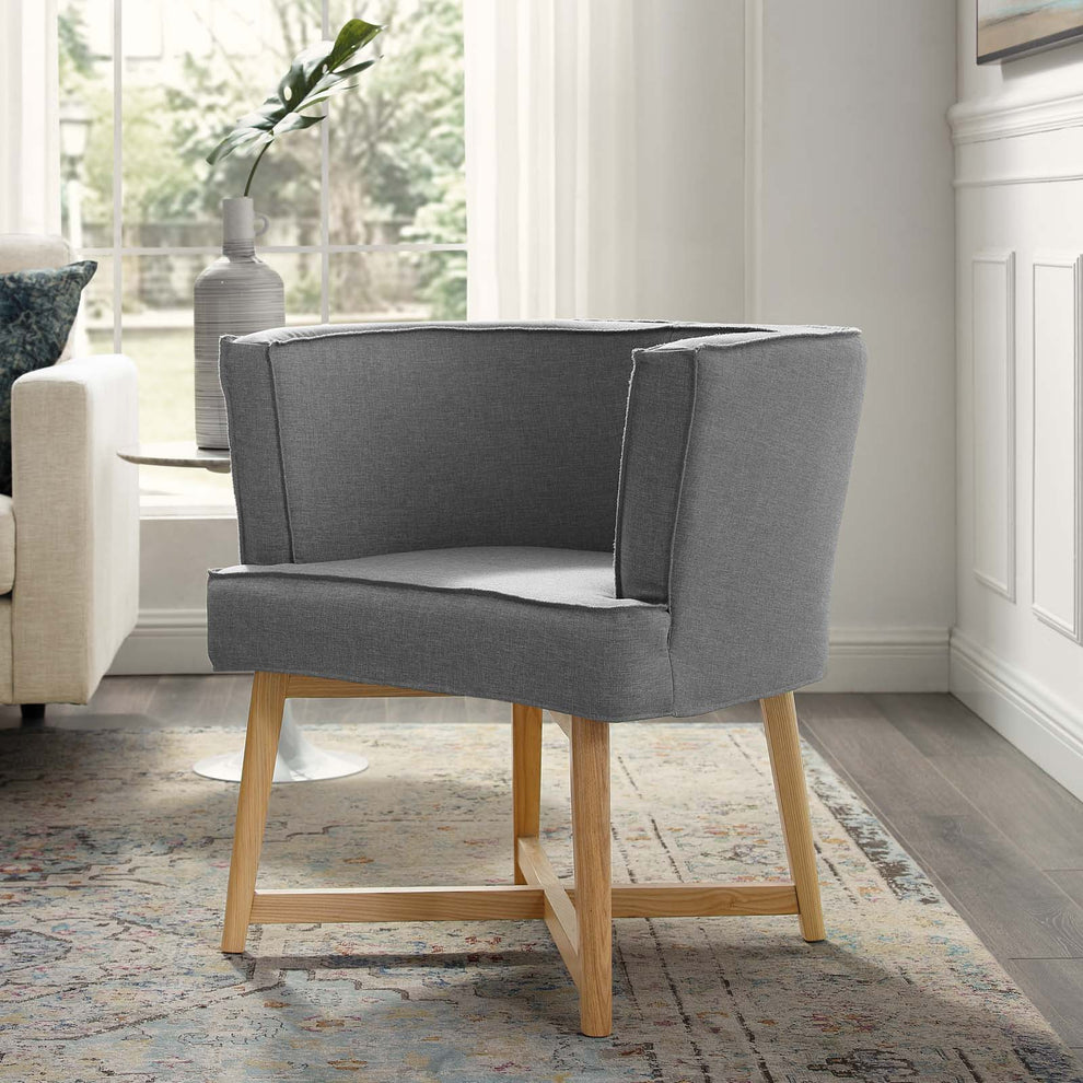 Anders Upholstered Fabric Accent Chair By Modway - EEI-3432 | Accent Chairs | Modishstore - 9