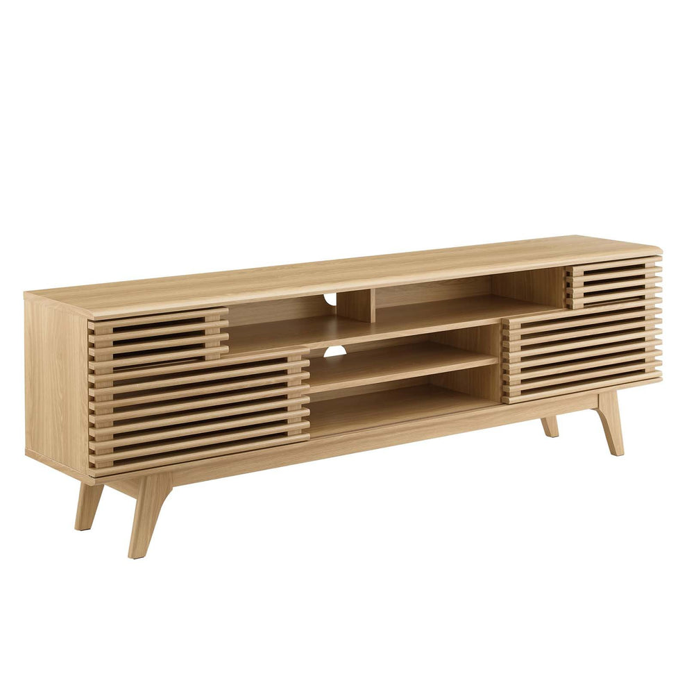 Modway Render 71" Media Console TV Stand in Walnut - EEI-3433 | TV Stands | Modishstore - 8