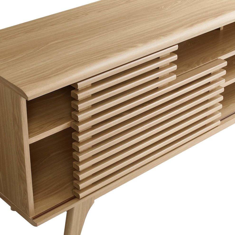 Modway Render 71" Media Console TV Stand in Walnut - EEI-3433 | TV Stands | Modishstore - 9