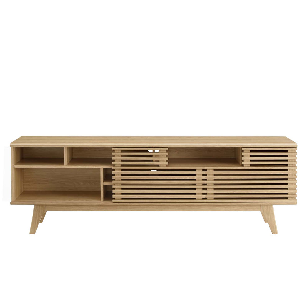 Modway Render 71" Media Console TV Stand in Walnut - EEI-3433 | TV Stands | Modishstore - 12
