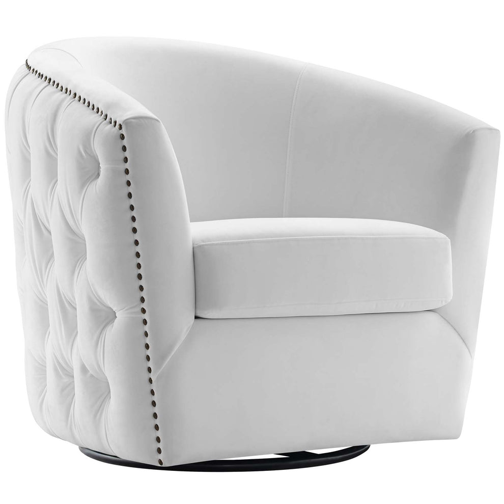 Modway Rogue Swivel Performance Velvet Armchair - EEI-3434 | Armchairs | Modishstore - 7